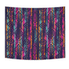 Line Tribal Aztec Tapestry