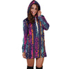 Line Tribal Aztec Women Hoodie Dress