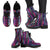 Line Tribal Aztec Women Leather Boots