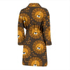 Lion Cartoon Pattern Print Design 01 Men Bathrobe-JORJUNE.COM