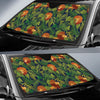 Lion Jungle Pattern Print Design 05 Car Sun Shades-JORJUNE.COM