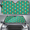 Lion Pattern Print Design 02 Car Sun Shades-JORJUNE.COM