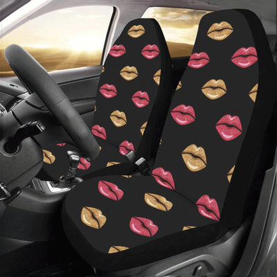 Lip Pattern Print Design 03 Car Seat Covers (Set of 2)-JORJUNE.COM