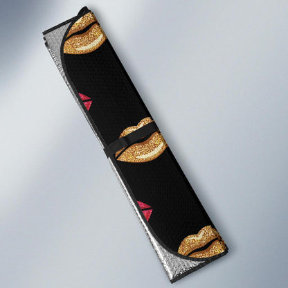 Lip Pattern Print Design 03 Car Sun Shades-JORJUNE.COM