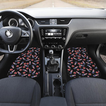 Lipstick Pattern Print Design LT01 Car Floor Mats-JORJUNE.COM