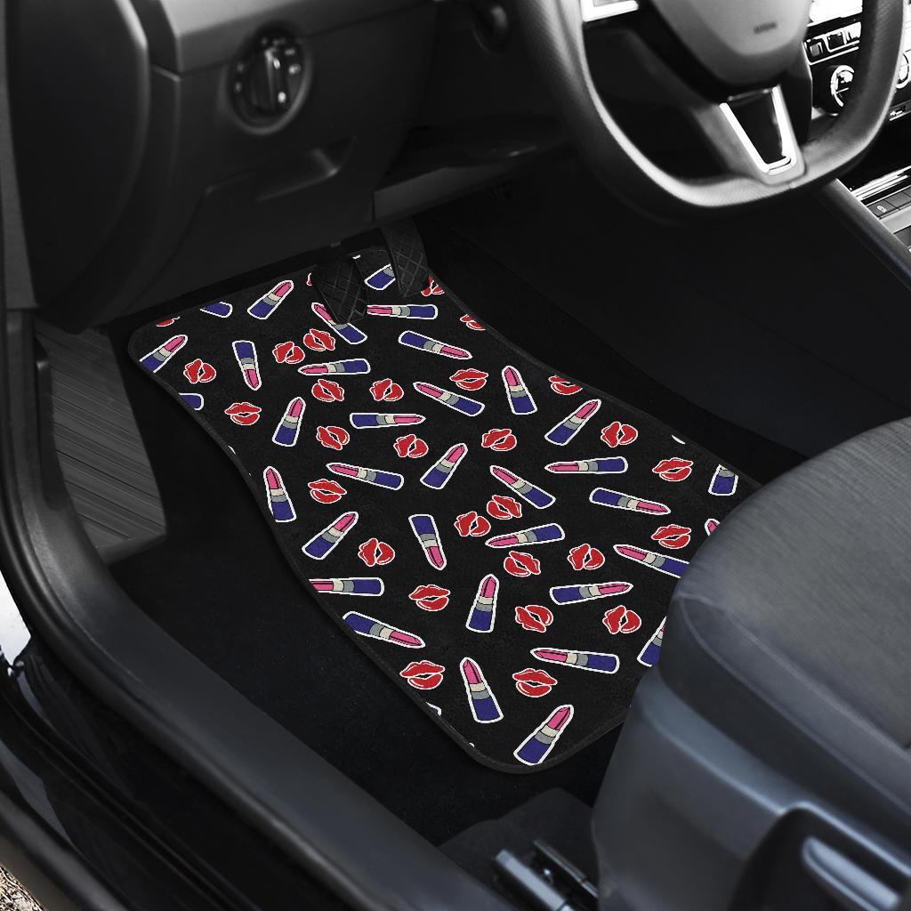 Lipstick Pattern Print Design LT01 Car Floor Mats-JORJUNE.COM