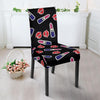 Lipstick Pattern Print Design LT01 Dining Chair Slipcover-JORJUNE.COM