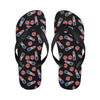 Lipstick Pattern Print Design LT01 Flip Flops-JorJune