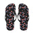 Lipstick Pattern Print Design LT01 Flip Flops-JorJune