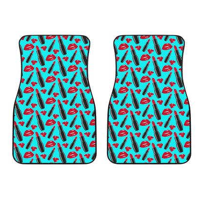 Lipstick Pattern Print Design LT02 Car Floor Mats-JORJUNE.COM