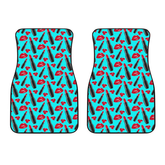 Lipstick Pattern Print Design LT02 Car Floor Mats-JORJUNE.COM