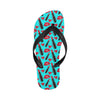 Lipstick Pattern Print Design LT02 Flip Flops-JorJune