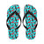 Lipstick Pattern Print Design LT02 Flip Flops-JorJune