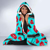 Lipstick Pattern Print Design LT02 Hooded Blanket-JORJUNE.COM