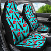 Lipstick Pattern Print Design LT02 Universal Fit Car Seat Covers-JorJune