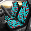 Lipstick Pattern Print Design LT02 Universal Fit Car Seat Covers-JorJune