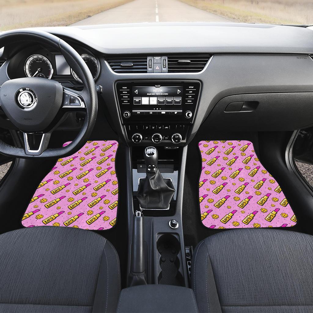 Lipstick Pattern Print Design LT03 Car Floor Mats-JORJUNE.COM