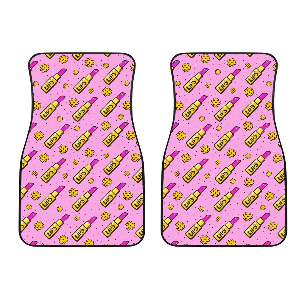Lipstick Pattern Print Design LT03 Car Floor Mats-JORJUNE.COM