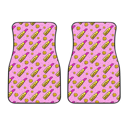 Lipstick Pattern Print Design LT03 Car Floor Mats-JORJUNE.COM