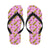 Lipstick Pattern Print Design LT03 Flip Flops-JorJune