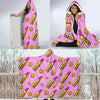 Lipstick Pattern Print Design LT03 Hooded Blanket-JORJUNE.COM