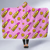 Lipstick Pattern Print Design LT03 Hooded Blanket-JORJUNE.COM