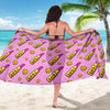 Lipstick Pattern Print Design LT03 Sarong Pareo Wrap-JORJUNE.COM