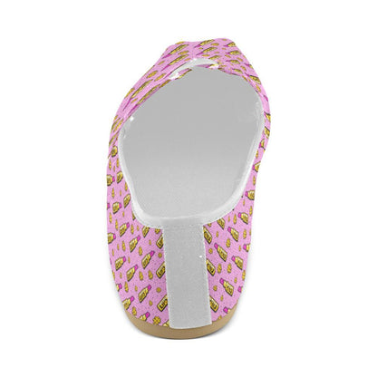 Lipstick Pattern Print Design LT03 Women Casual Shoes-JorJune.com