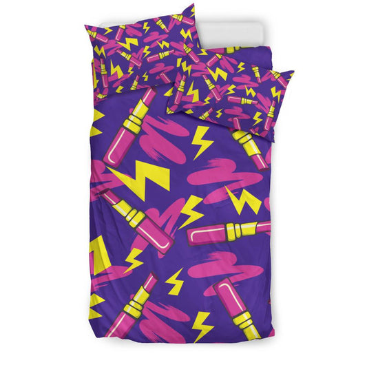 Lipstick Pattern Print Design LT04 Duvet Cover Bedding Set-JORJUNE.COM