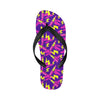 Lipstick Pattern Print Design LT04 Flip Flops-JorJune