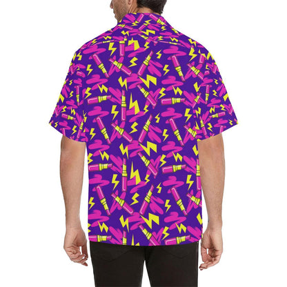 Lipstick Pattern Print Design LT04 Men Hawaiian Shirt-JorJune