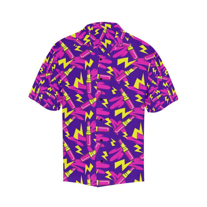 Lipstick Pattern Print Design LT04 Men Hawaiian Shirt-JorJune