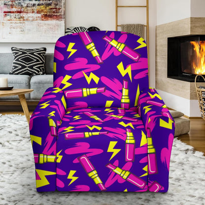 Lipstick Pattern Print Design LT04 Recliner Slipcover-JORJUNE.COM