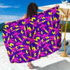 Lipstick Pattern Print Design LT04 Sarong Pareo Wrap-JORJUNE.COM