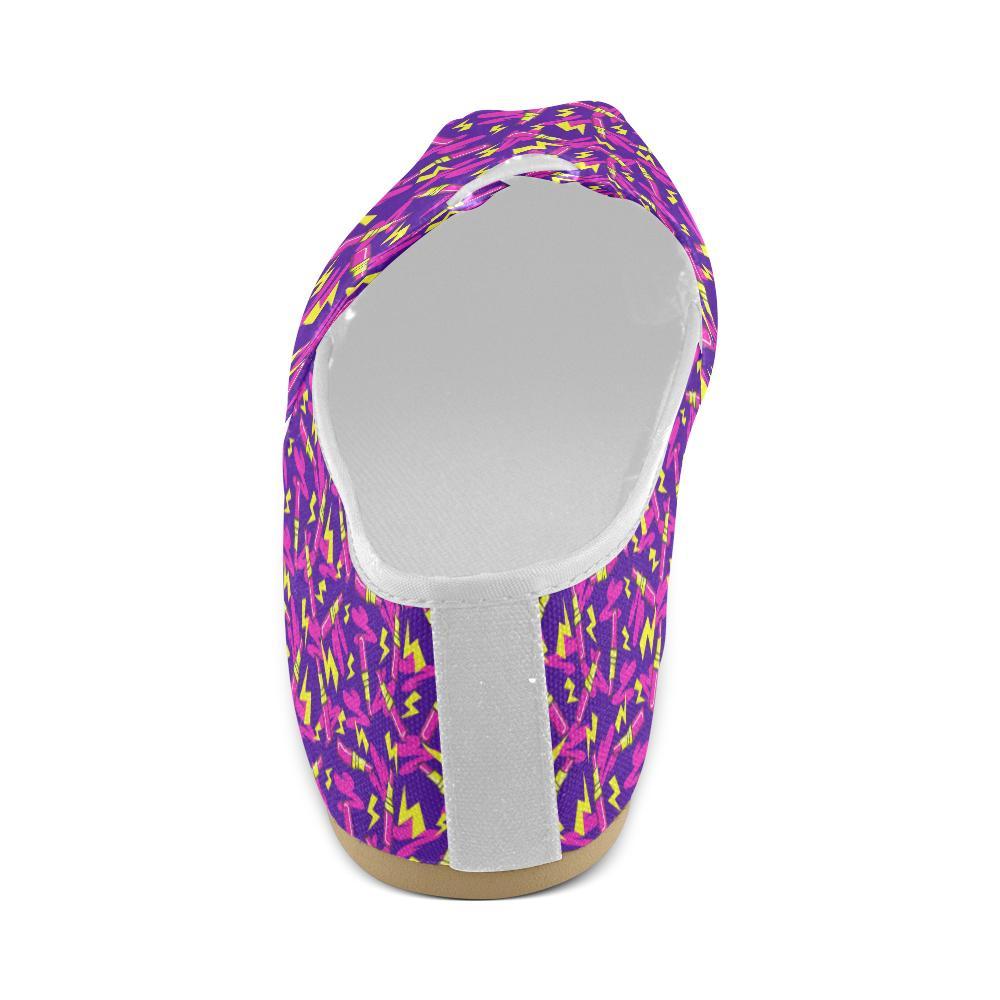Lipstick Pattern Print Design LT04 Women Casual Shoes-JorJune.com