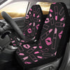 Lipstick Pink Pattern Print Design 01 Car Seat Covers (Set of 2)-JORJUNE.COM