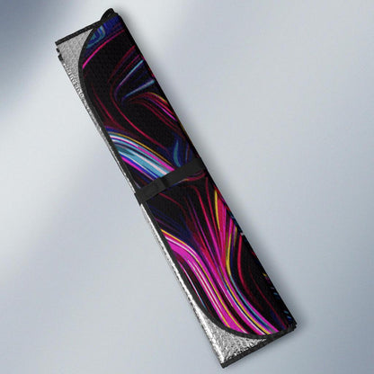 Liquid Pattern Print Design 01 Car Sun Shades-JORJUNE.COM
