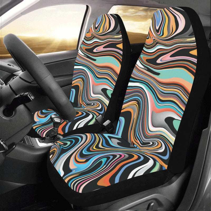 Liquid Pattern Print Design 02 Car Seat Covers (Set of 2)-JORJUNE.COM