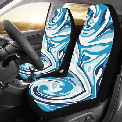 Liquid Pattern Print Design 05 Car Seat Covers (Set of 2)-JORJUNE.COM