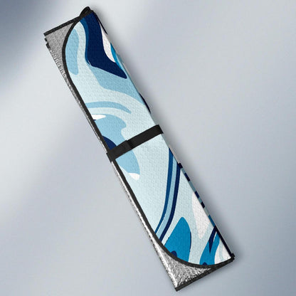 Liquid Pattern Print Design 05 Car Sun Shades-JORJUNE.COM