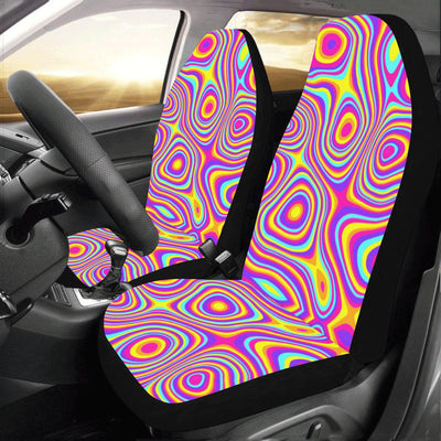 Liquid Pattern Print Design 06 Car Seat Covers (Set of 2)-JORJUNE.COM