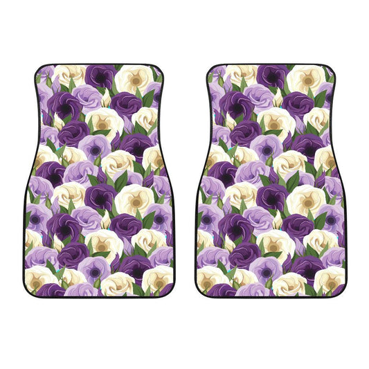 Lisianthus Pattern Print Design LT01 Car Floor Mats-JORJUNE.COM