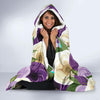 Lisianthus Pattern Print Design LT01 Hooded Blanket-JORJUNE.COM