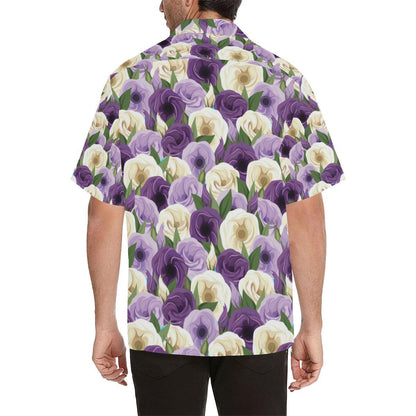 Lisianthus Pattern Print Design LT01 Men Hawaiian Shirt-JorJune