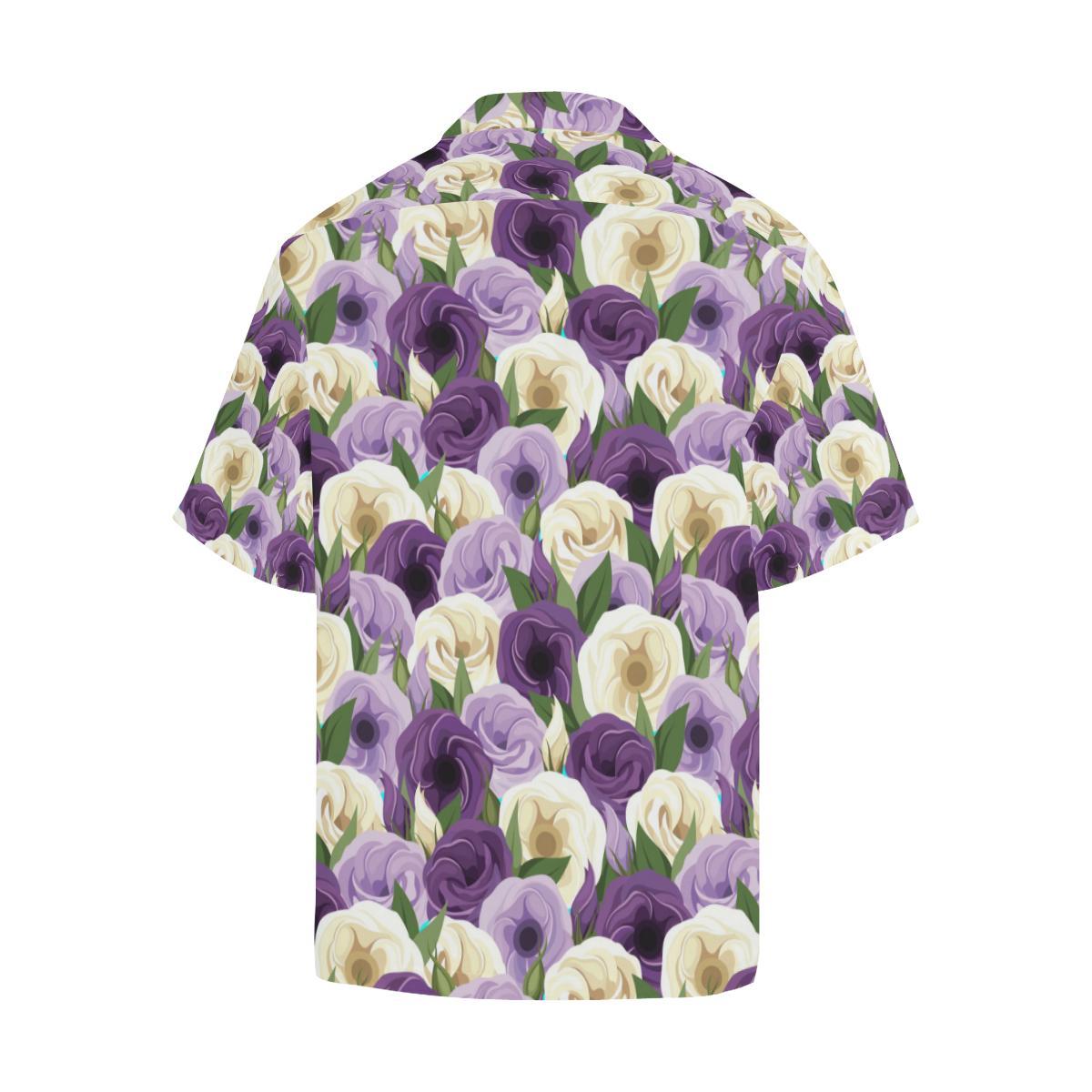 Lisianthus Pattern Print Design LT01 Men Hawaiian Shirt-JorJune