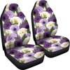 Lisianthus Pattern Print Design LT01 Universal Fit Car Seat Covers-JorJune