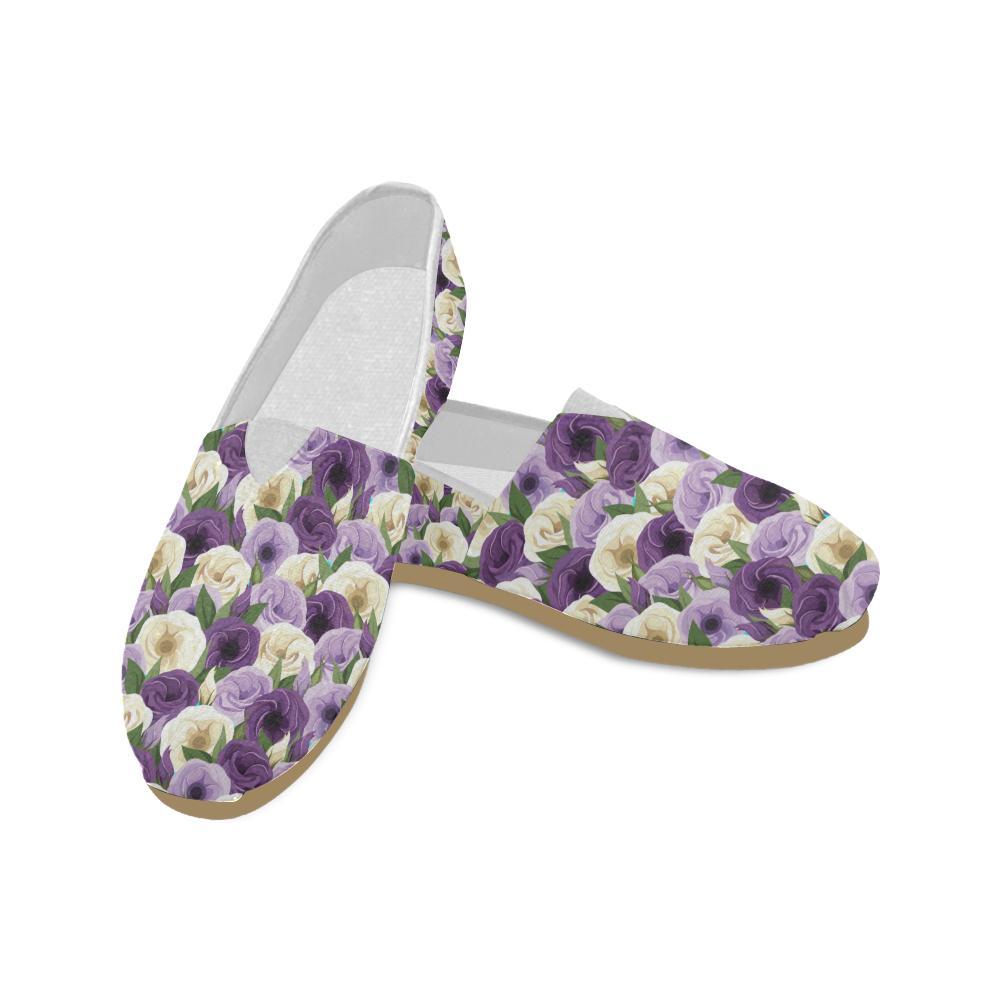 Lisianthus Pattern Print Design LT01 Women Casual Shoes-JorJune.com