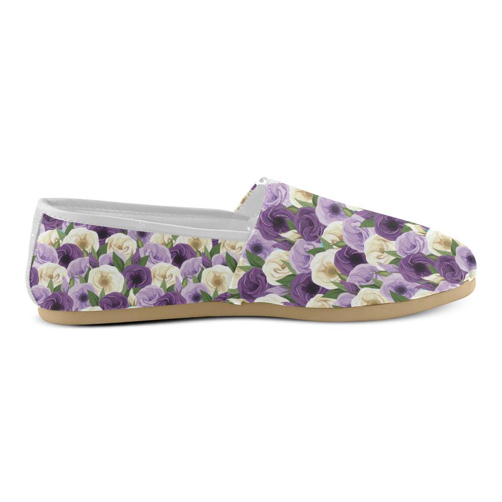 Lisianthus Pattern Print Design LT01 Women Casual Shoes-JorJune.com