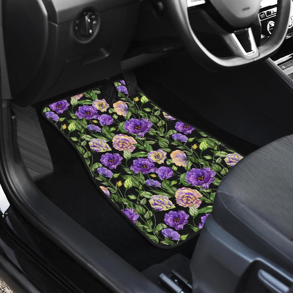 Lisianthus Pattern Print Design LT02 Car Floor Mats-JORJUNE.COM