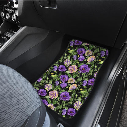 Lisianthus Pattern Print Design LT02 Car Floor Mats-JORJUNE.COM